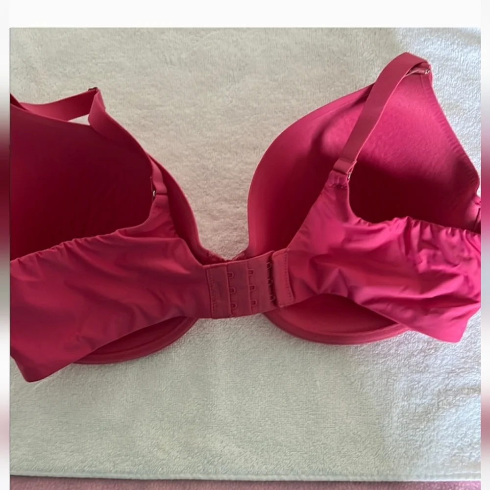 SOMA Pink BRA underwire 38D like new VERY SOFT hot pink - Picture 2 of 6